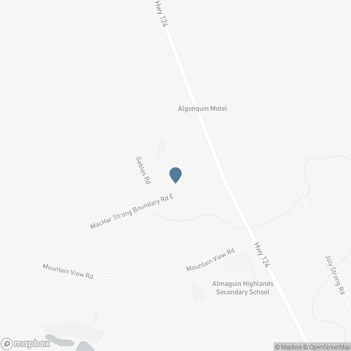 54 MACHAR STRONG BOUNDARY Road, South River, Ontario P0A 1X0